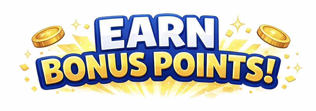 Earn bonus points